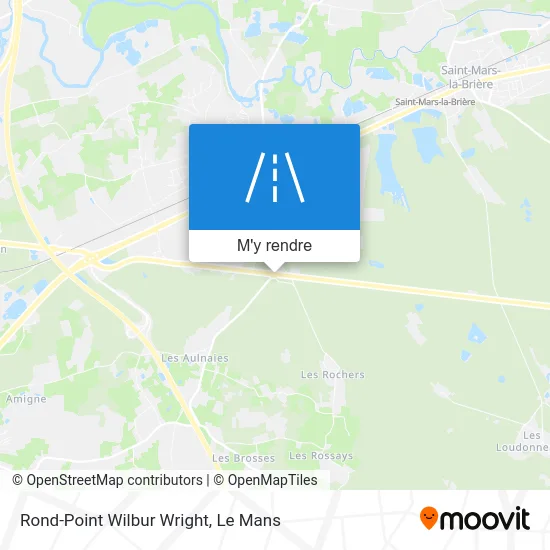 Rond-Point Wilbur Wright plan