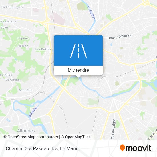 Chemin Des Passerelles plan