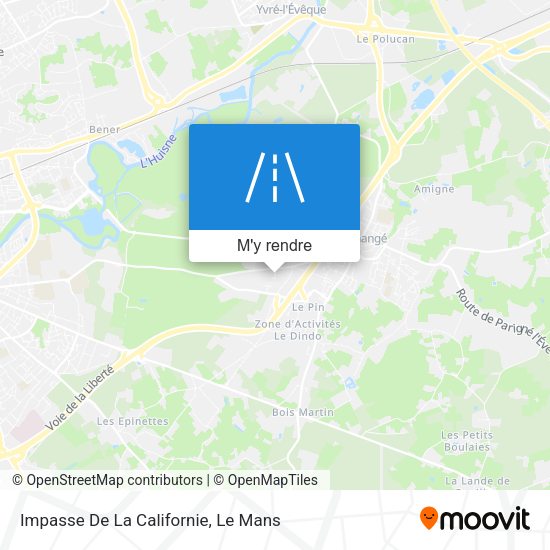 Impasse De La Californie plan