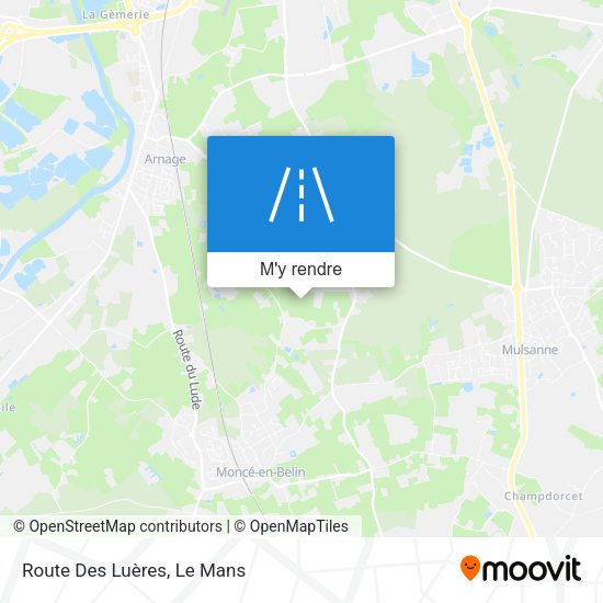 Route Des Luères plan