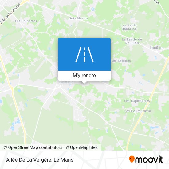 Allée De La Vergère plan