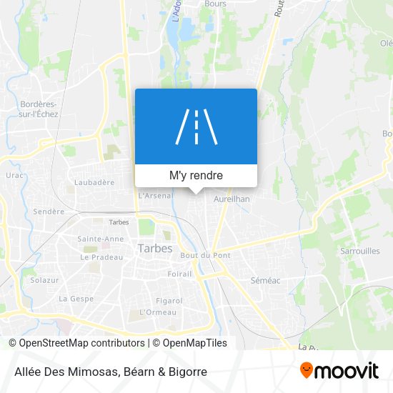 Allée Des Mimosas plan