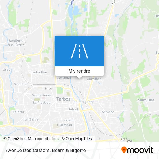 Avenue Des Castors plan