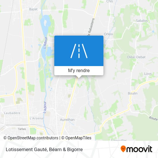 Lotissement Gauté plan