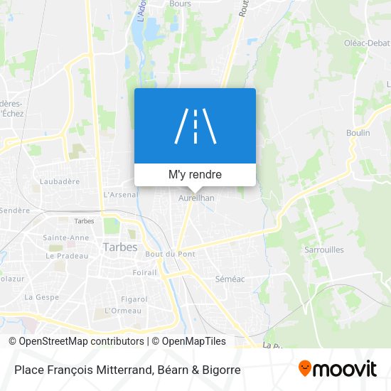 Place François Mitterrand plan
