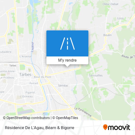 Résidence De L'Agau plan
