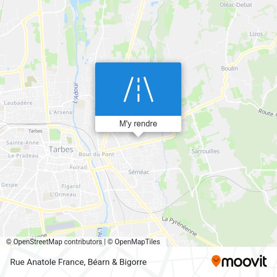 Rue Anatole France plan