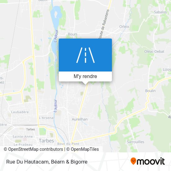Rue Du Hautacam plan