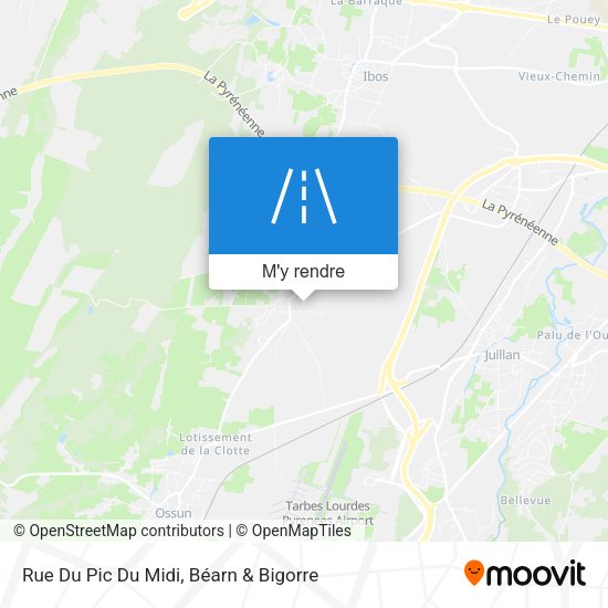 Rue Du Pic Du Midi plan