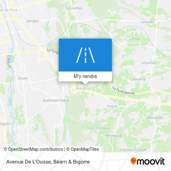 Avenue De L'Ousse plan