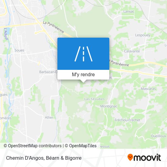Chemin D'Angos plan