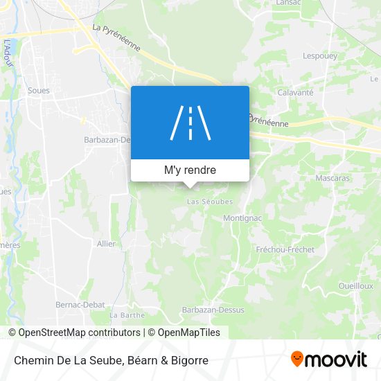 Chemin De La Seube plan