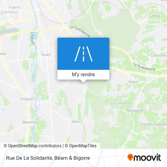 Rue De La Solidarité plan