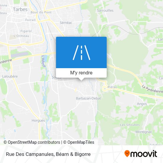 Rue Des Campanules plan