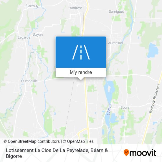 Lotissement Le Clos De La Peyrelade plan