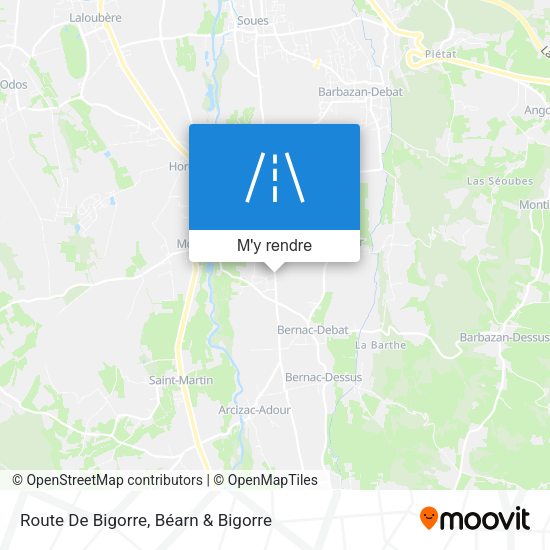 Route De Bigorre plan
