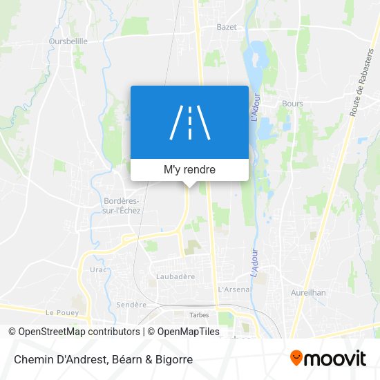 Chemin D'Andrest plan