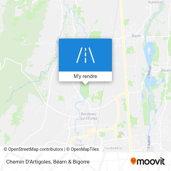 Chemin D'Artigoles plan