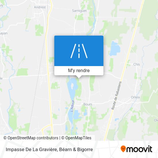 Impasse De La Gravière plan
