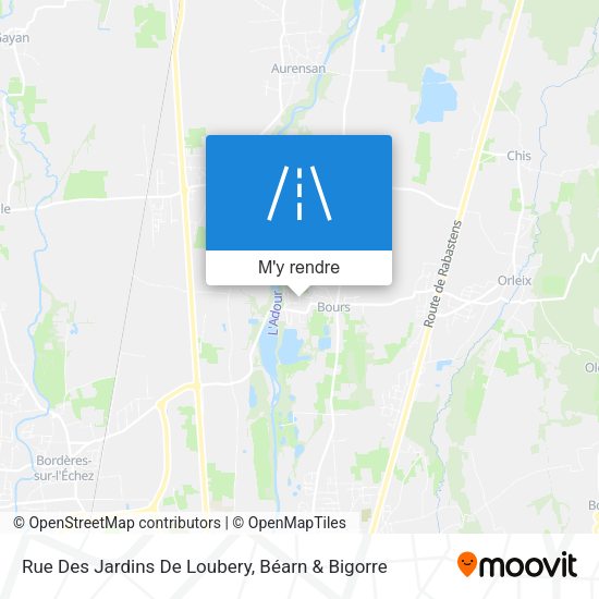 Rue Des Jardins De Loubery plan