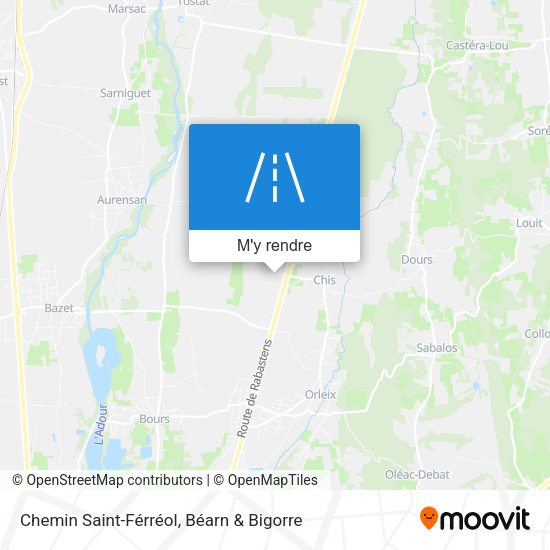 Chemin Saint-Férréol plan