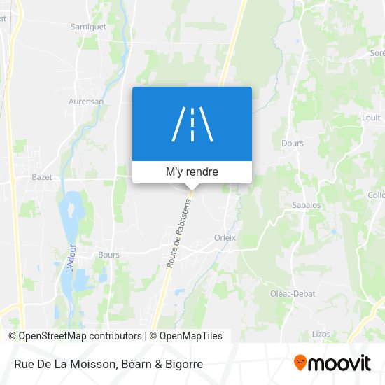 Rue De La Moisson plan
