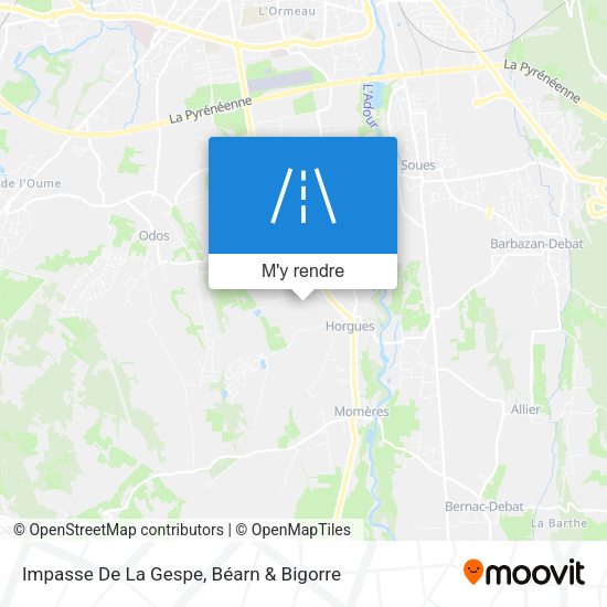 Impasse De La Gespe plan