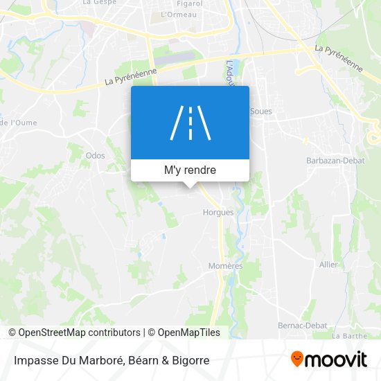 Impasse Du Marboré plan