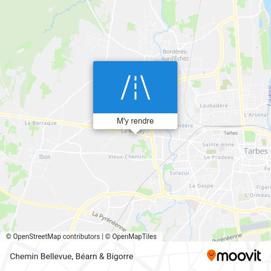 Chemin Bellevue plan