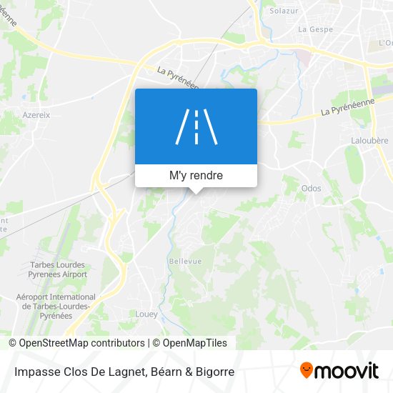 Impasse Clos De Lagnet plan