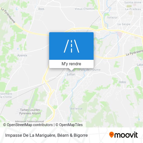 Impasse De La Mariguère plan