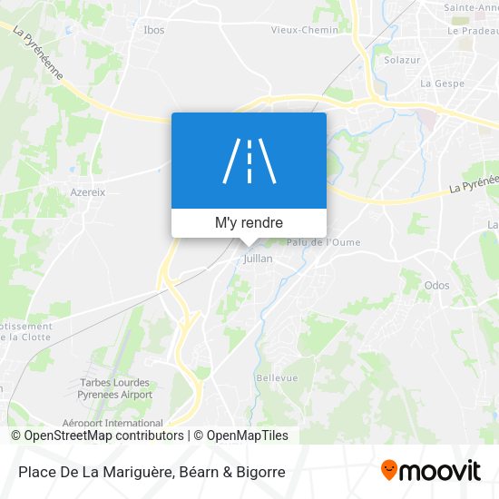 Place De La Mariguère plan