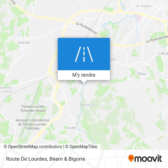 Route De Lourdes plan