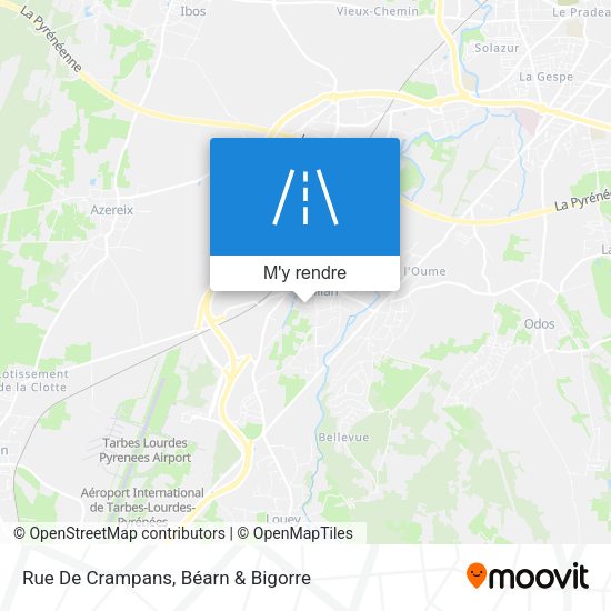 Rue De Crampans plan