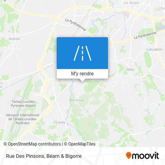 Rue Des Pinsons plan