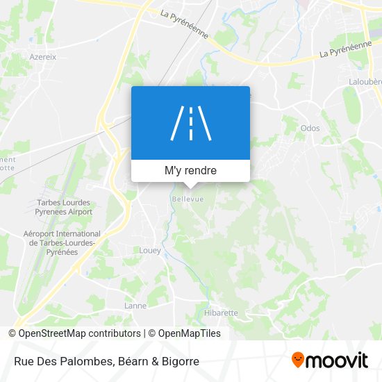 Rue Des Palombes plan