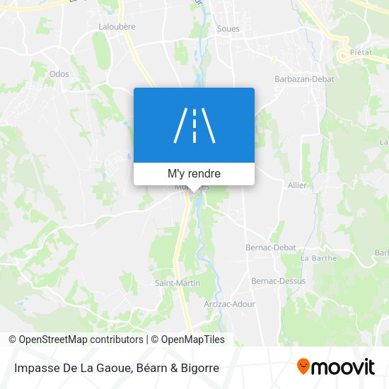 Impasse De La Gaoue plan