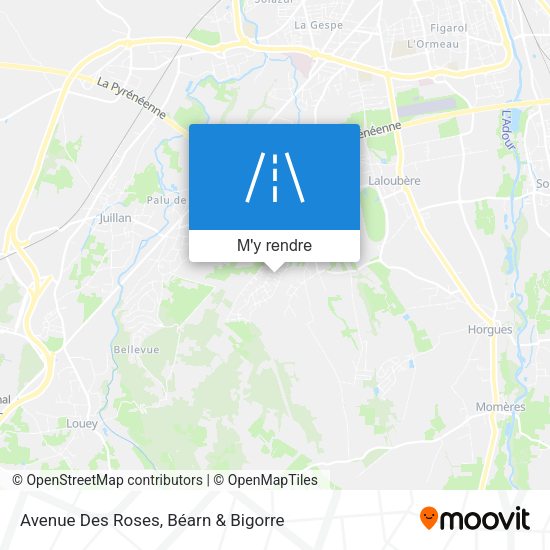 Avenue Des Roses plan