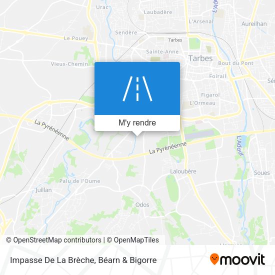 Impasse De La Brèche plan