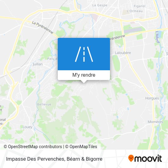 Impasse Des Pervenches plan