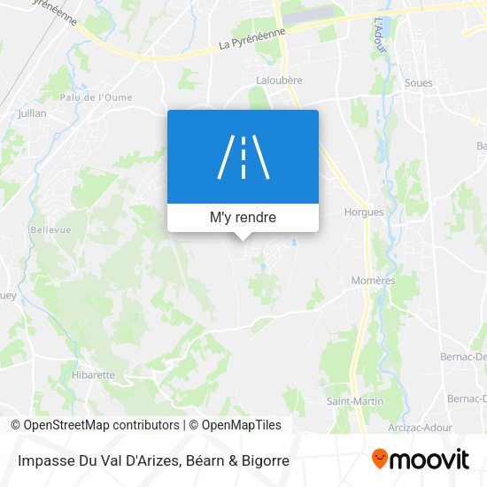 Impasse Du Val D'Arizes plan