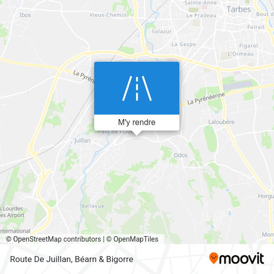 Route De Juillan plan