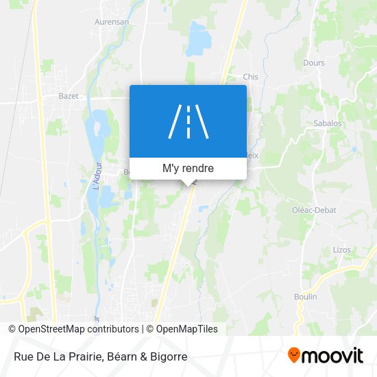 Rue De La Prairie plan