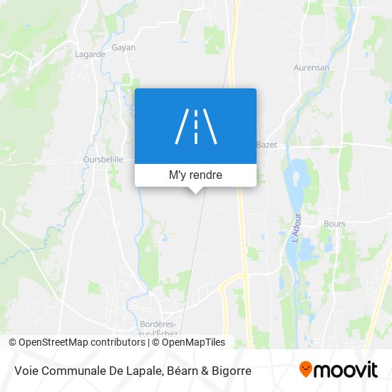 Voie Communale De Lapale plan