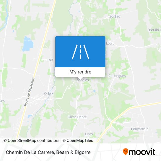 Chemin De La Carrère plan