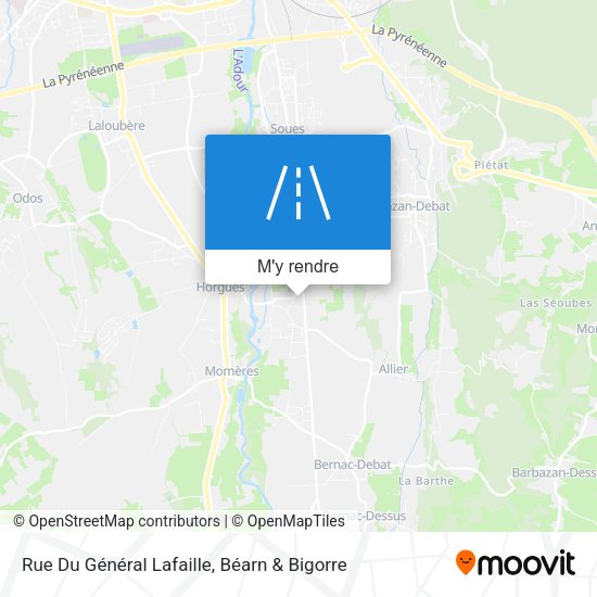 Rue Du Général Lafaille plan