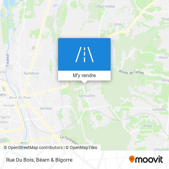 Rue Du Bois plan