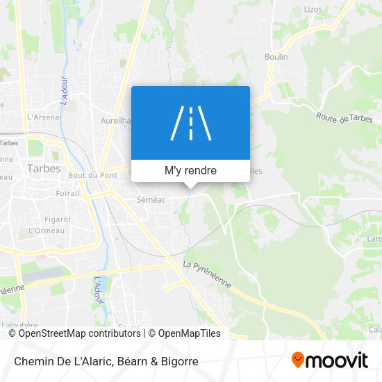Chemin De L'Alaric plan
