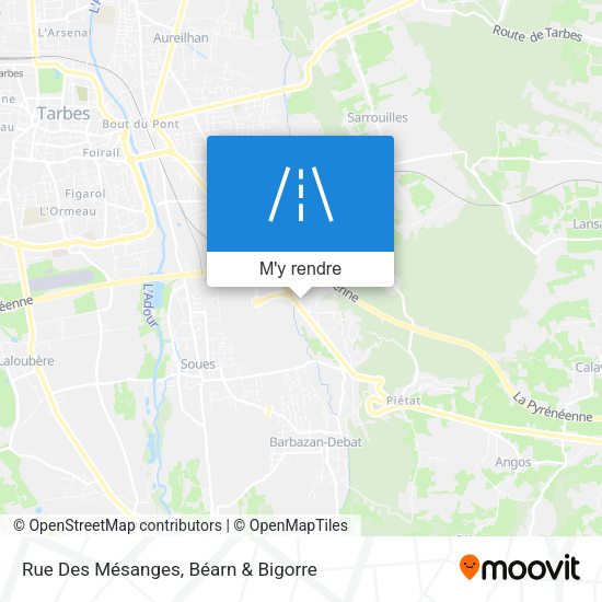 Rue Des Mésanges plan