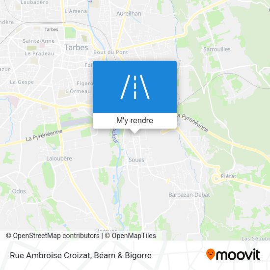 Rue Ambroise Croizat plan